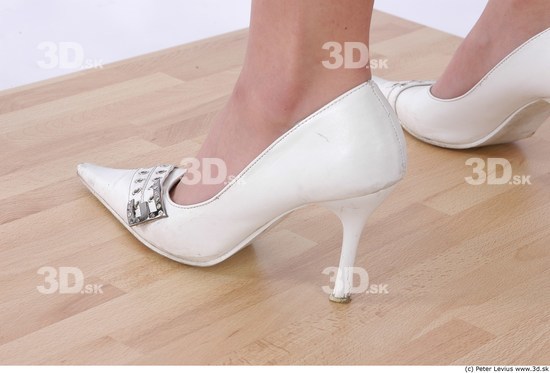 Foot Whole Body Woman Shoes Slim Studio photo references
