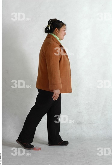 Whole Body Phonemes Woman Animation references Asian Nude Casual Overweight Studio photo references