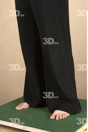 Calf Whole Body Woman Formal Trousers Chubby Studio photo references
