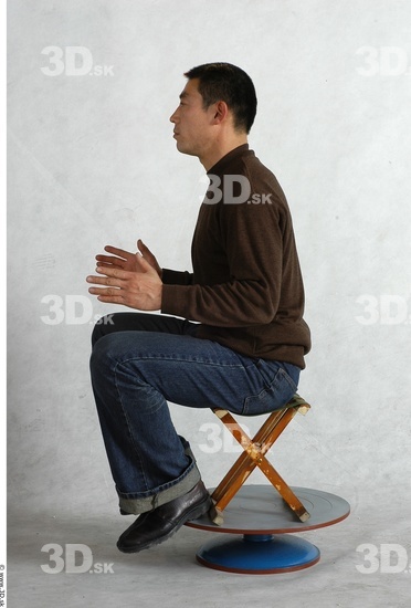 Whole Body Man Artistic poses Animation references Asian Nude Casual Average Studio photo references