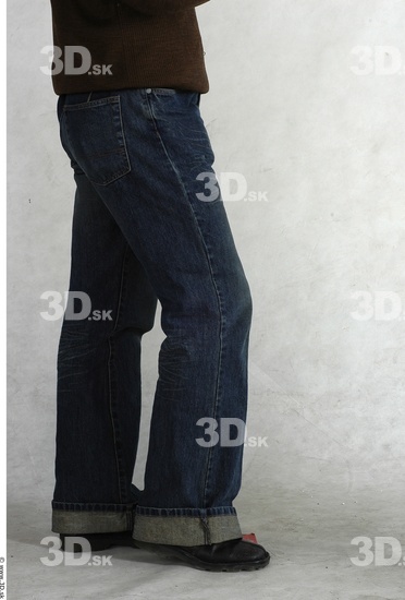 Leg Whole Body Man Animation references Asian Nude Casual Jeans Average Studio photo references