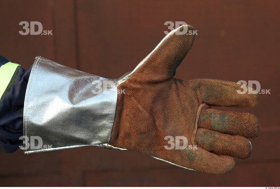 Hand Man White Uniform Gloves Athletic