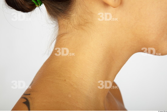 Neck Whole Body Woman Nude Chubby Studio photo references