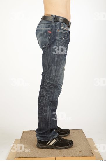 Leg Whole Body Man Animation references Casual Jeans Average Studio photo references
