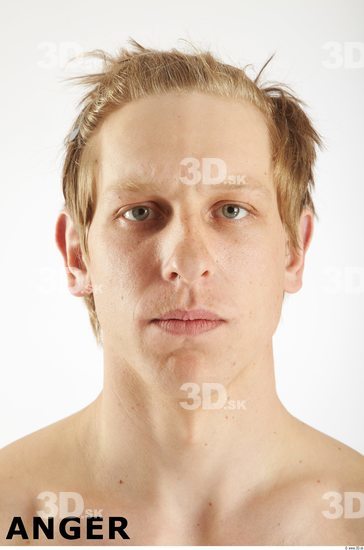 Face Emotions Man White Average