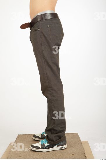 Leg Whole Body Man Nude Casual Trousers Athletic Studio photo references