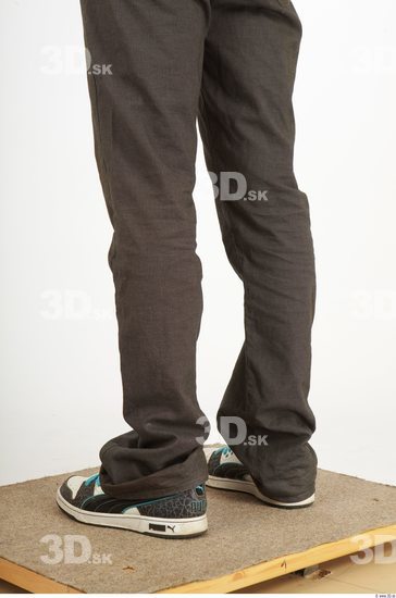 Calf Whole Body Man Nude Casual Trousers Athletic Studio photo references