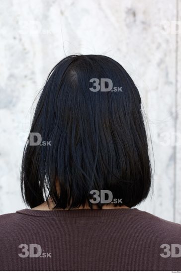 Head Hair Woman Slim Average Street photo references