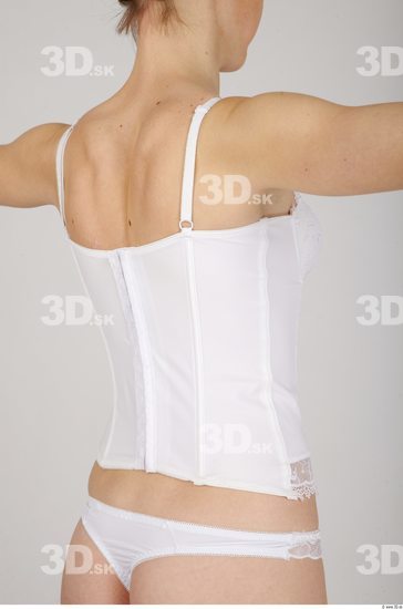 Upper Body Whole Body Woman Underwear Sports Slim Studio photo references