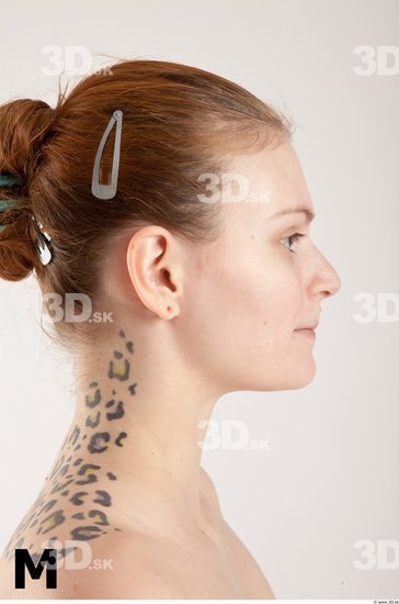 Head Phonemes Woman White Tattoo Slim