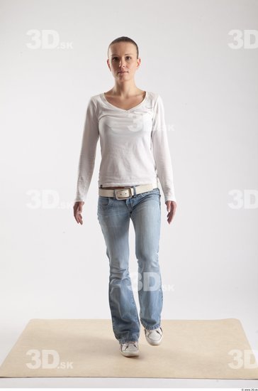 Whole Body Woman Animation references White Casual Slim