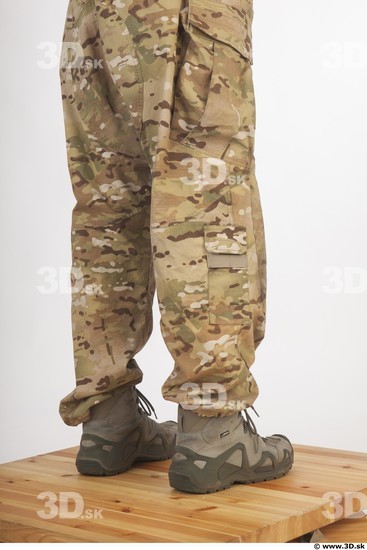 Soldier in American Army Military Uniform