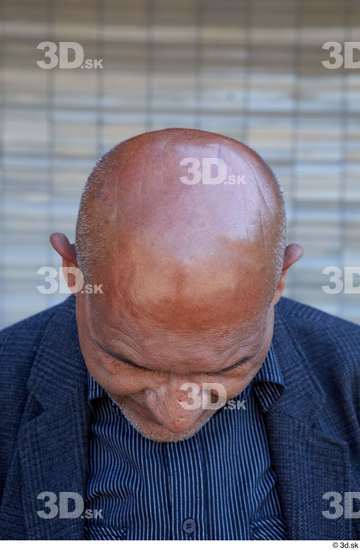 Head Man Casual Slim Bald Street photo references