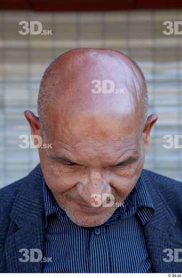 Head Man Casual Slim Bald Street photo references