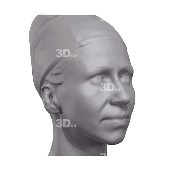 Petra Bodybuilder 3D Scan of Head