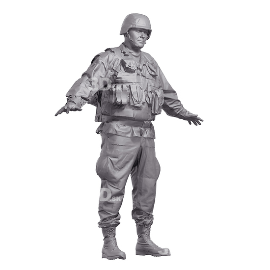 Man Army 3D Artec Bodies