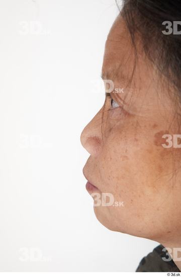 Nose Woman Asian Casual Slim Street photo references