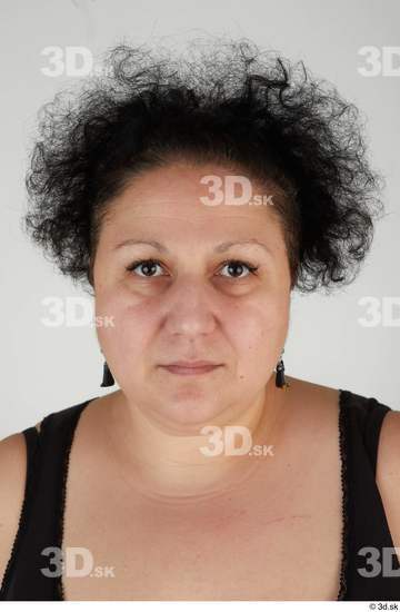 Face Head Hair Woman Casual Chubby Street photo references