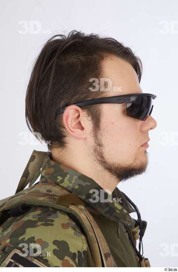 Head Hair Army Athletic Street photo references