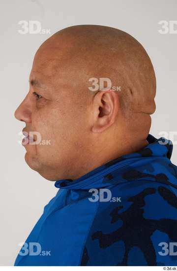 Head Man Casual Chubby Bald Street photo references