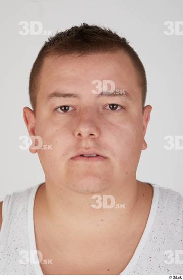 Face Head Hair Man White Casual Chubby Street photo references
