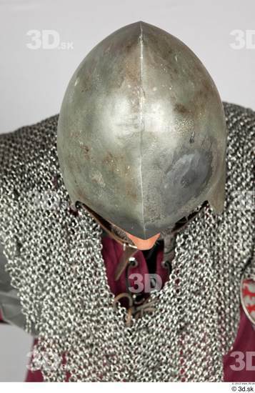 Head Man White Historical Helmet Studio photo references