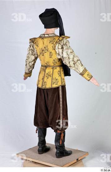 Whole Body Man White Historical Formal Costume photo references