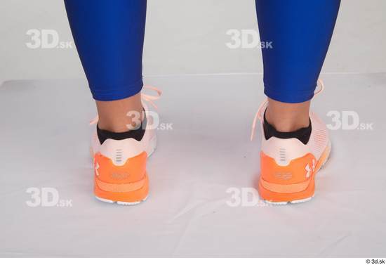 Foot Woman Sports Shoes Slim Studio photo references