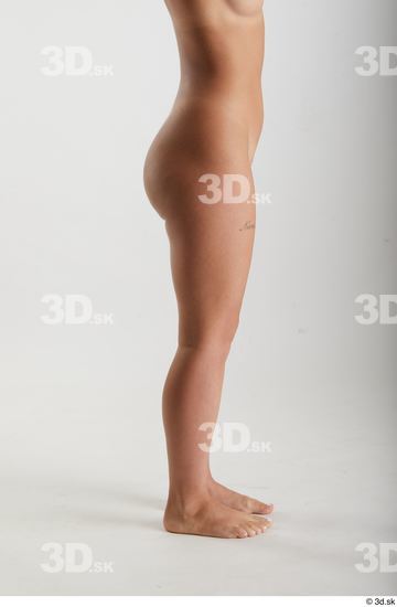 Leg Woman White Nude Slim Studio photo references