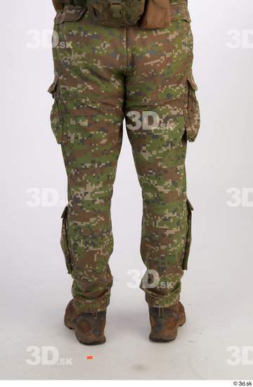 Leg Man White Army Uniform Slim Street photo references