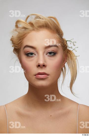 Face Head Hair Woman White Slim