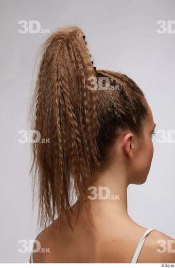 Head Hair Woman White Slim