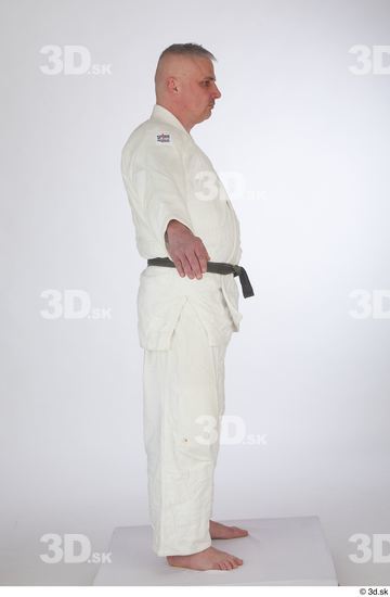 Whole Body Man White Sports Dress Average Standing Studio photo references