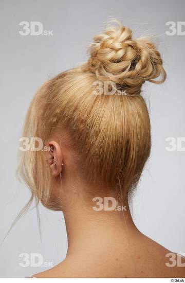 Head Hair Woman White Slim