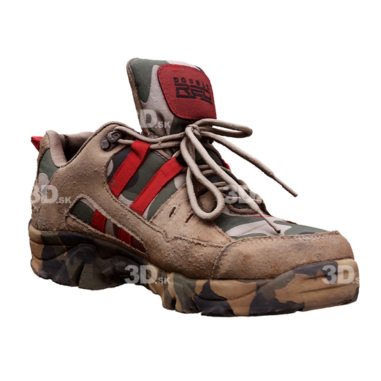Foot Army Boot 3D Scans