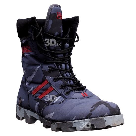 Foot Army Boot 3D Scans