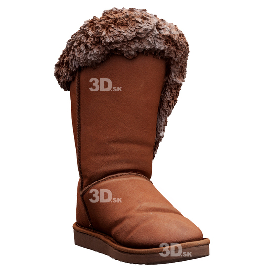 Foot Casual Boot 3D Scans
