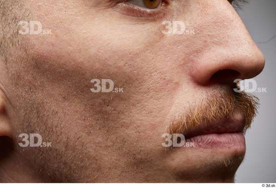 Face Mouth Nose Cheek Skin Man White Wrinkles Studio photo references
