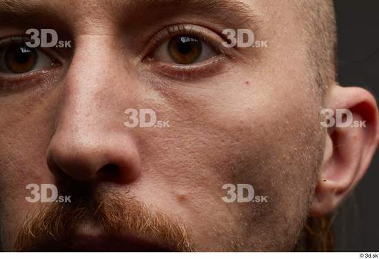 Eye Face Nose Cheek Ear Skin Man White Wrinkles Studio photo references