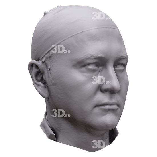 Head Man 3D Artec Heads Indian