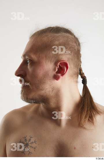 Head Man White Average Studio photo references