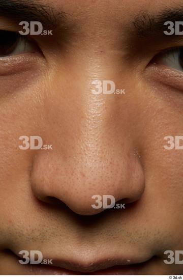 Face Nose Head Skin Man Asian Slim Studio photo references