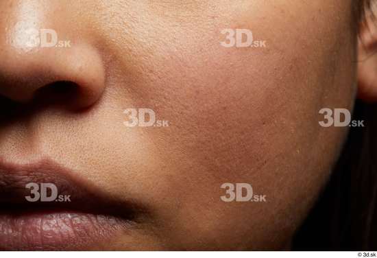 Face Mouth Nose Cheek Skin Woman Asian Studio photo references