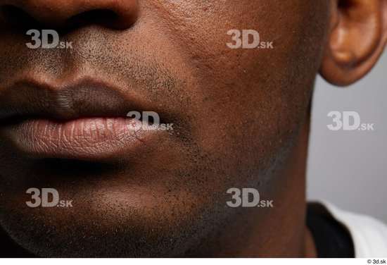 Face Cheek Skin Man Black Studio photo references