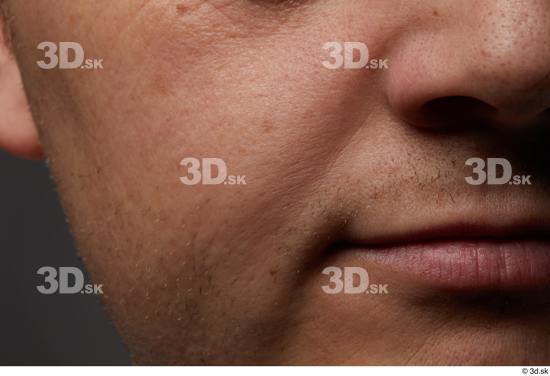 Face Mouth Nose Cheek Skin Man White Chubby Studio photo references