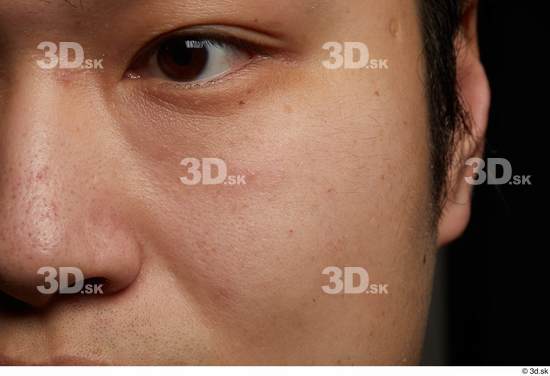Eye Face Nose Cheek Skin Man Asian Chubby Studio photo references