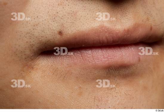 Face Mouth Skin Man Asian Chubby Studio photo references