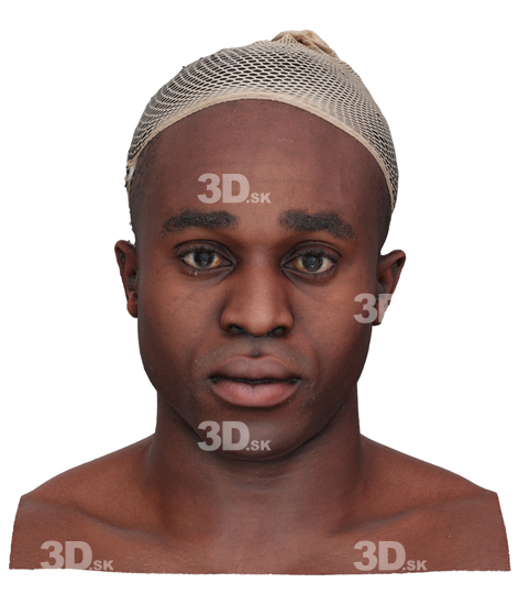 Head Man Black 3D Neutral Raw