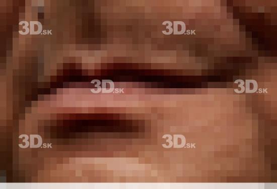 and more Face Mouth Skin Man Overweight Wrinkles Studio photo references