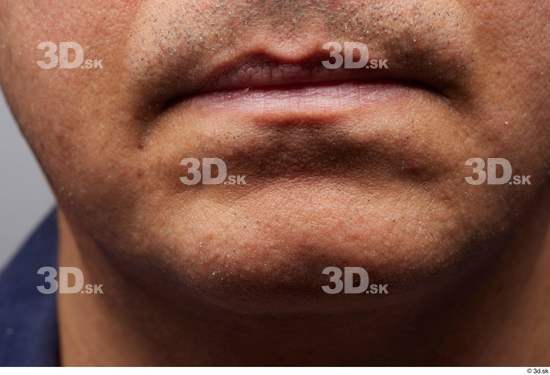 Face Mouth Skin Man Slim Wrinkles Studio photo references